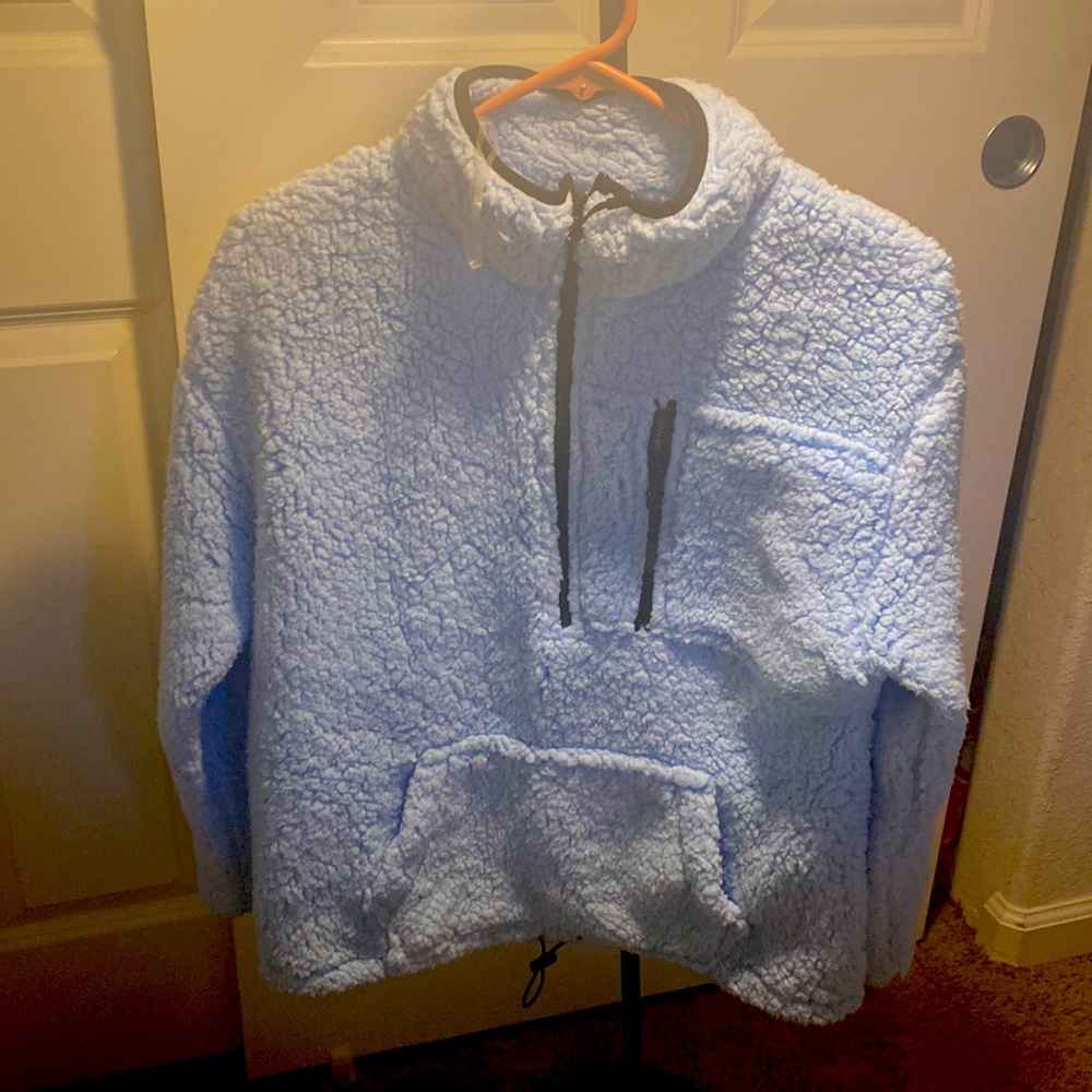 Light blue sweater